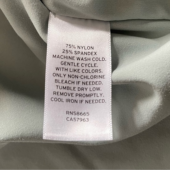 Smooth Edit Funnel Neck Midi Dress Open Edit Teal Pond Women’s Large NWT - Picture 9 of 15